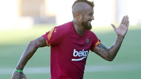 Arturo Vidal y su primer entrenamiento con Ronald Koeman