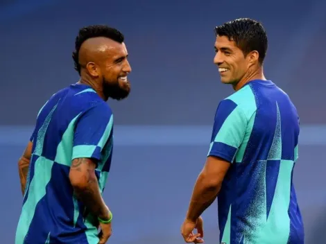 Luis Suárez se emociona para despedir a Vidal