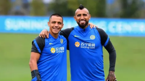 Arturo Vidal y Alexis Sánchez están listos para ver acción con el Inter de Milán