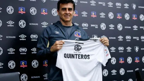 Quinteros fue presentado en Colo Colo