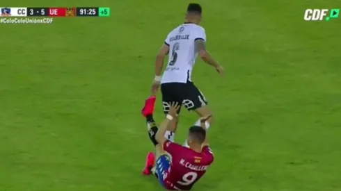 El Chaco Insaurralde estaba caliente por la derrota ante los hispanos.