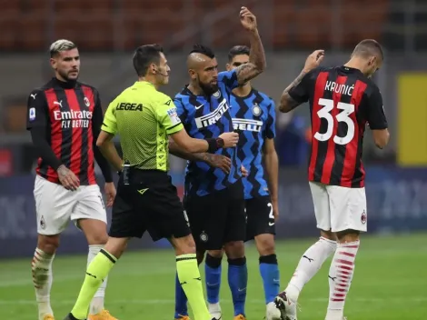 Vidal y Sánchez no pudieron con el Milan