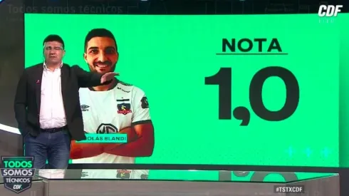 Nicolás Blandi recibió la peor evaluación de Vega en el CDF.