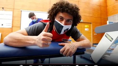 Maximiliano Falcón se realiza los exámenes médicos