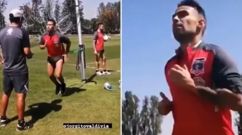 Jorge Valdivia ya entrena en el Monumental.
