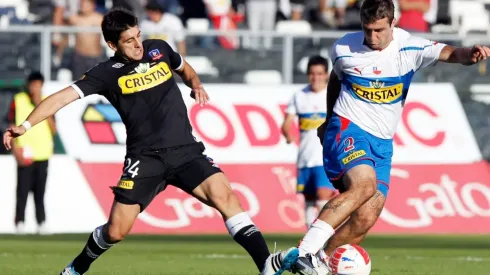 Salcedo - Arengó al plantel de Colo Colo | Foto: Agencia Uno