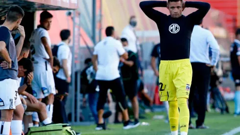 Miguel Pinto en la banca de Colo Colo