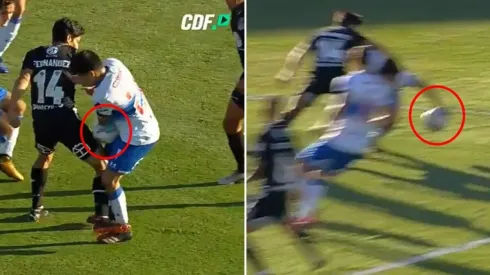 Una mano clarísima que ni siquiera se revisó en el VAR.