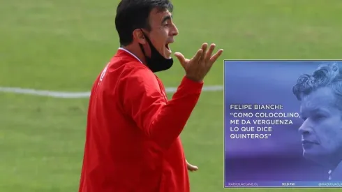 Felipe Bianchi se refirió a Gustavo Quinteros | Foto: Agencia Uno adaptada con Instagram @radiolaclave