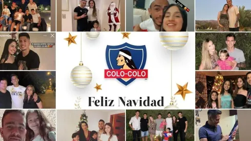 Festejos navideños del plantel de Colo Colo | Foto: captura redes