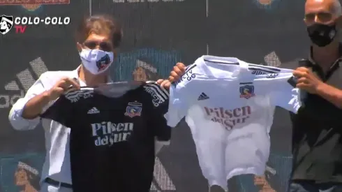 Lanzamiento camiseta Adidas, Estadio Monumental | Foto: captura