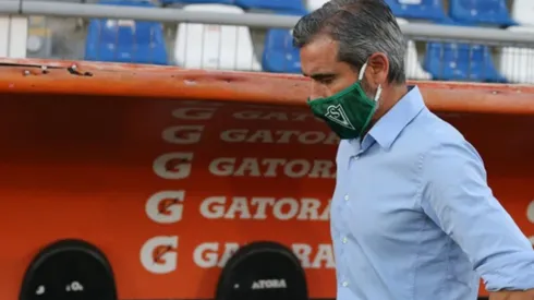 Marcelo Ramírez minutos antes del duelo de su equipo.