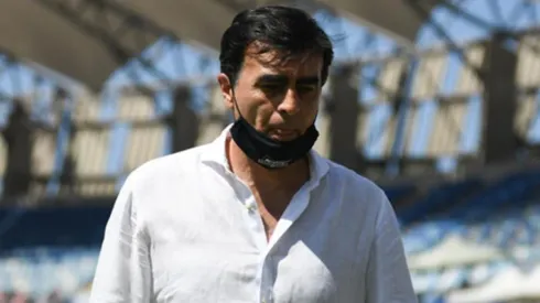 Gustavo Quinteros en su último partido antes de la sanción de 3 fechas.