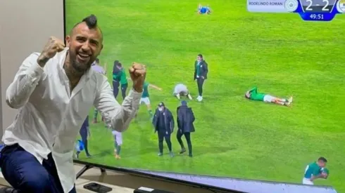 El Rey festeja a su querido club de barrio