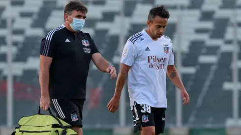 Jorge Valdivia se lesionó en el triunfo de Colo Colo sobre Everton.