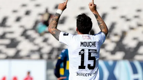 Pablo Mouche entrena en el Monumental | Foto: Agencia Uno