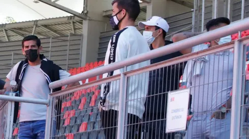 Julio Barroso junto a Gabriel Costa y Marcos Bolados.