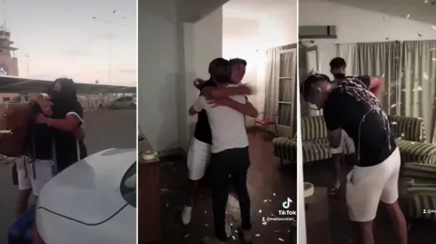 El recibimiento de la familia de Pablo Solari | Foto: captura
