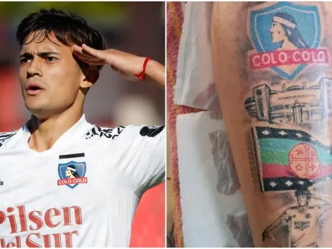 Hincha la rompe toda con jugado tatuaje de Solari y su celebración