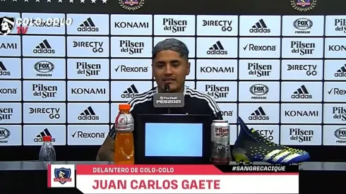 Juan Carlos Gaete quiere triunfar en Colo Colo | Foto: captura