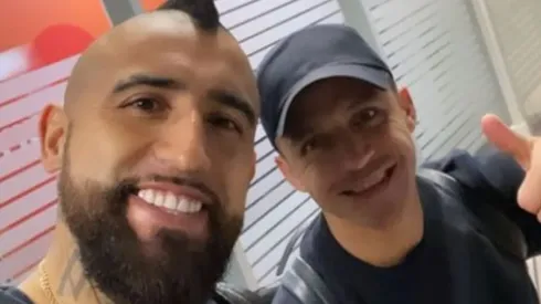 Arturo Vidal compartió los festejos en redes sociales | Foto: captura