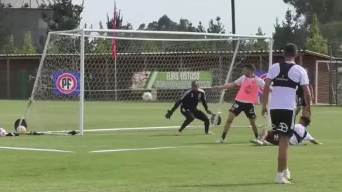 Nicolás Blandi convirtió un buen gol en la Región del Maule.