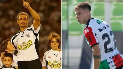 Bruno Barticciotto, a la derecha de su madre, es más pequeño del grupo.