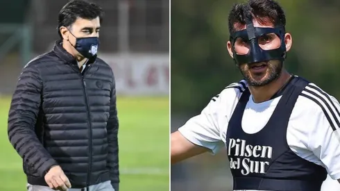 Cesar Fuentes entrena como titular en Colo Colo para enfrentar a O'higgins | Fotos: Agencia Uno y Colo Colo Oficial