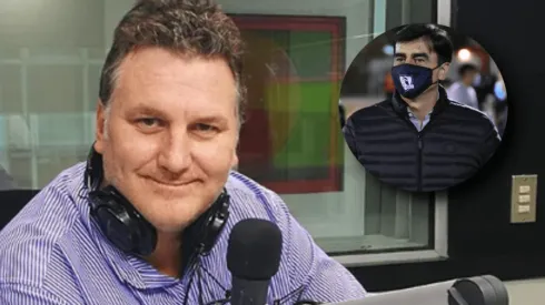 Luka Tudor en picada con Gustavo Quinteros