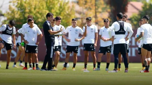Quinteros decidió detener las práctica para dejar en claro lo que quiere de sus jugadores.