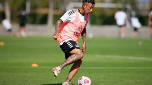Martín Rodríguez pudo entrenar con Colo Colo, pero sigue en duda.