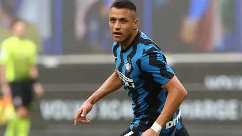 Alexis se matriculó con un doblete con la camiseta del Inter de Milán.