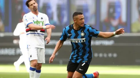 Alexis Sánchez es la figura del triunfo parcial del Inter.