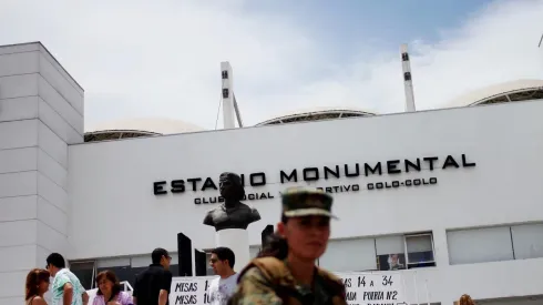 El estadio Monumental será sede de votación en la comuna de Macul | Foto: Agencia Uno