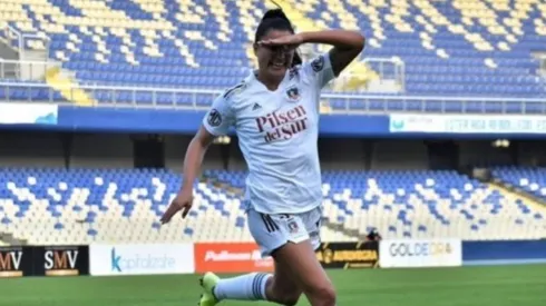 La goleadora está feliz en Colo Colo