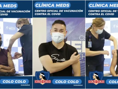 Plantel de Colo Colo recibe su primera dosis de vacunas contra el coronavirus