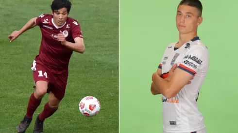 Matías Fernández le regala la camiseta a Matías Colossi