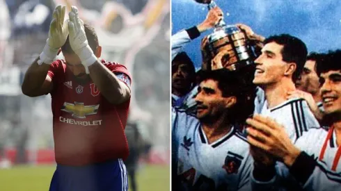 Herrera saludó al Colo Colo campeón de la Copa Libertadores 1991.