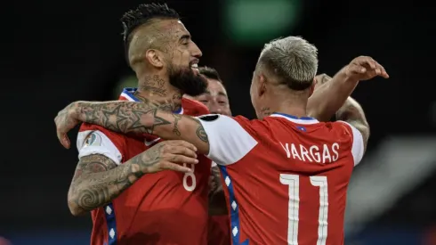 Eduardo Vargas anotó el 1-1 para la Roja.