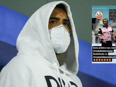 Vidal desata su furia con el árbitro que le "robó" el partido al Rodelindo