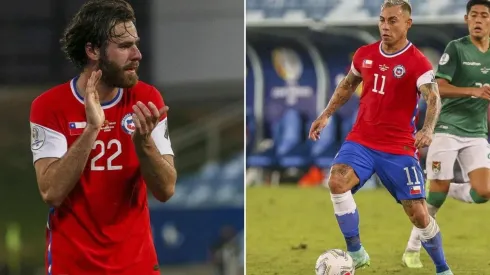 Ben Brereton fue asistido por Vargas para su primer gol en la Roja.