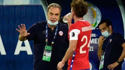 Arriagada ingresó a los 68' de juego ante Uruguay.