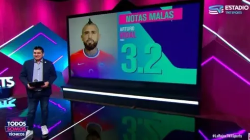 Arturo Vidal fue reprobado por el profesor Marcelo Vega.