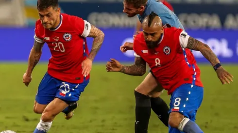 Buscan frenar a Aranguiz y Vidal en Copa América| Foto: Agencia Uno