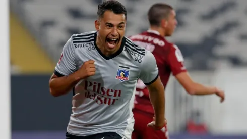 Iván Morales se matriculó con un doblete esta noche.