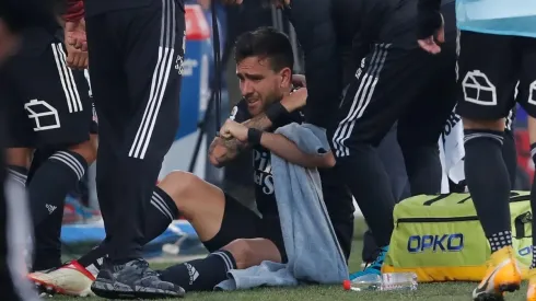 Zaldivia no pudo seguir jugando por culpa de su hombro.