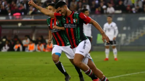Lucas Passerini enfrentando a Colo Colo
