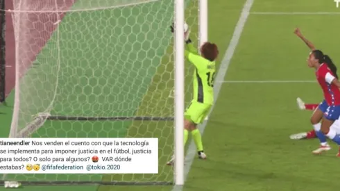 Los descargos de Tiane Endler | Foto: captura