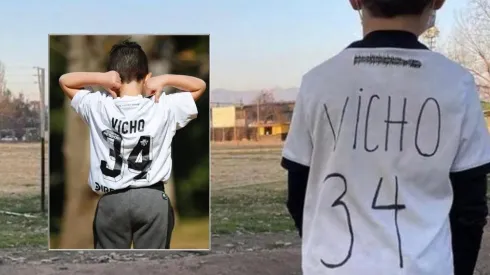 El regalo que hizo llegar Colo Colo al fanático de Vicente Pizarro | Fotos: captura