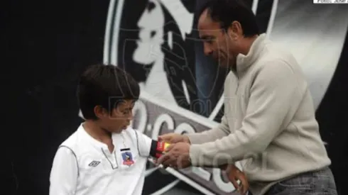 Vicente Pizarro junto a su padre Jaime